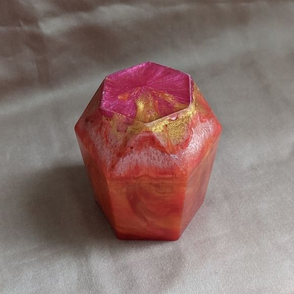 Firey Red and Orange Make-up Brush Holder - Picture 7 of 8